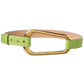 Michael Kors Collection Organic Buckle Croc-Embossed Leather Waist Belt