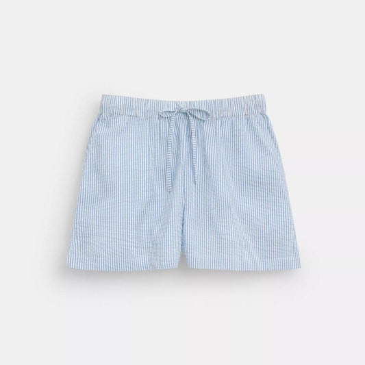 Coach Outlet Striped Seersucker Shorts