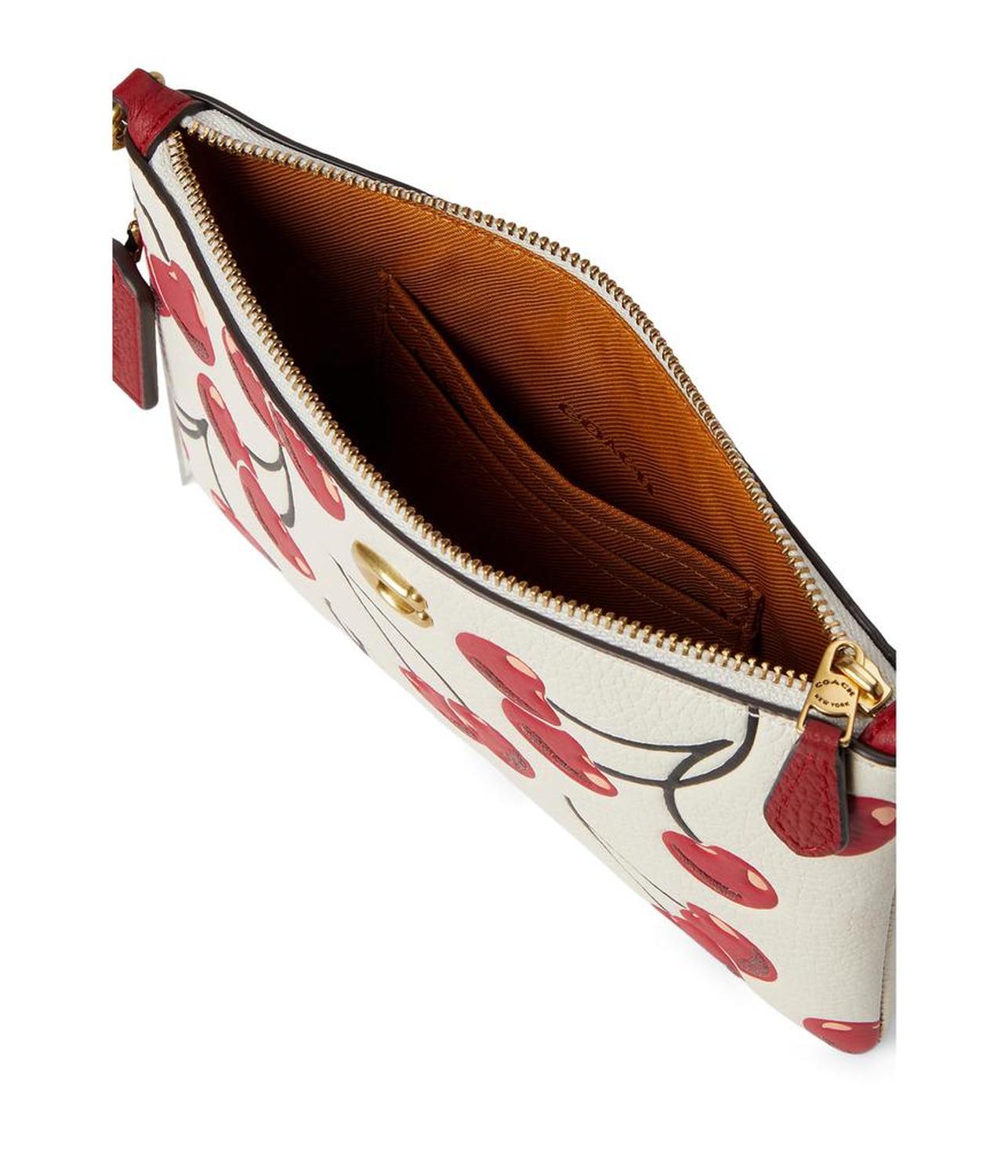 Small Wristlet with Cherry Print