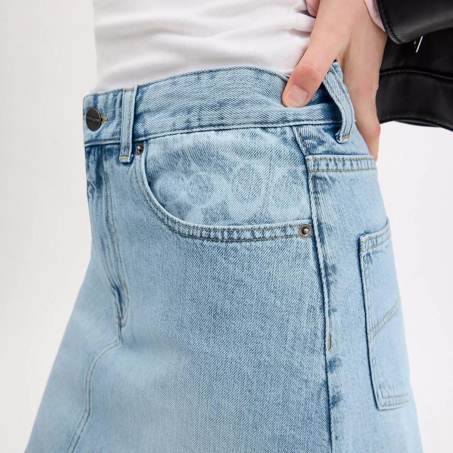 Denim Mini Skirt