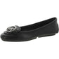 Womens Leather Flat Moccasins