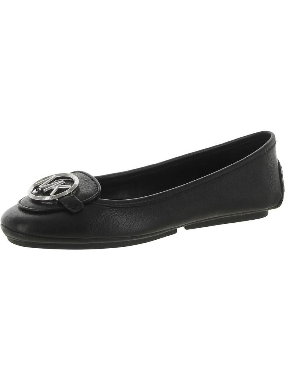 Womens Leather Flat Moccasins