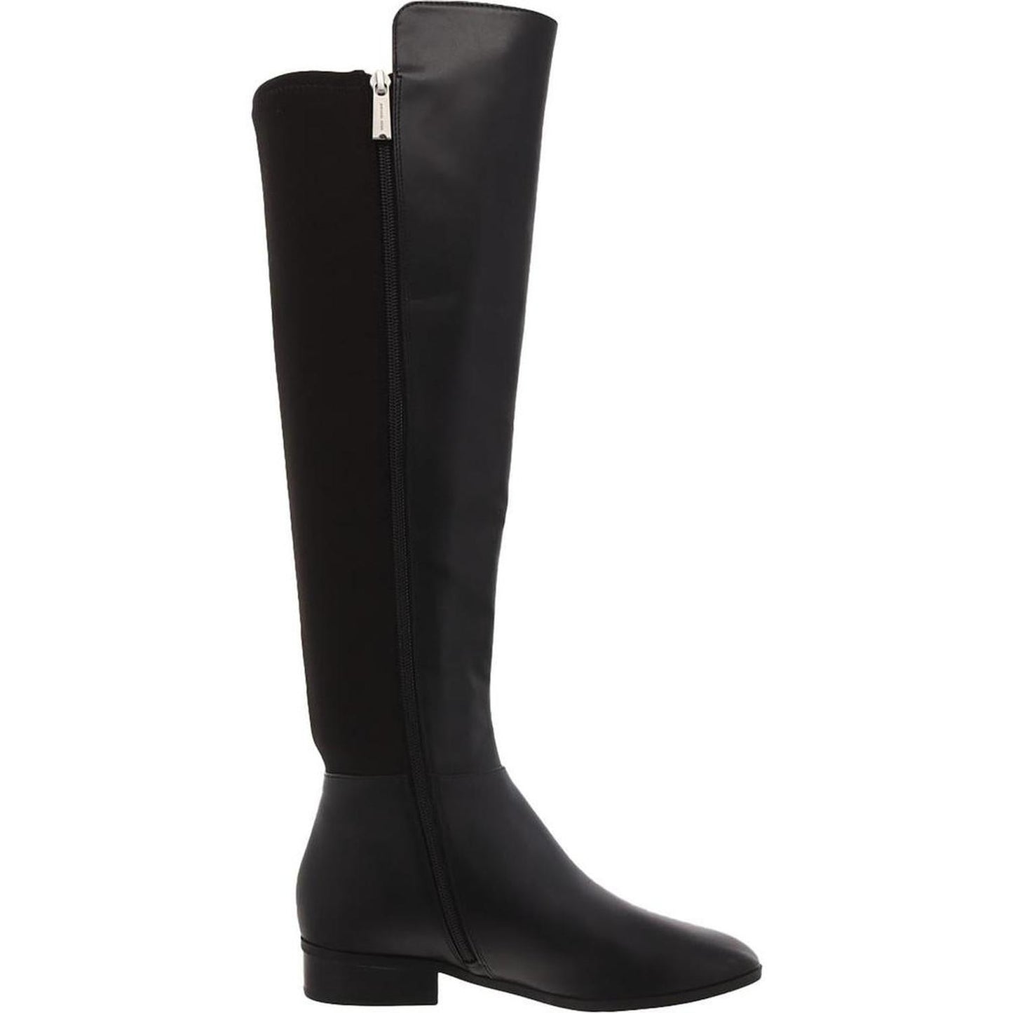 Womens Faux Leather Round toe Knee-High Boots