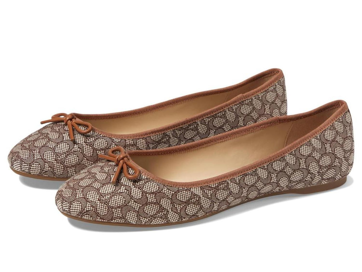 Abigail Mini Signature Jacquard Ballet Flat