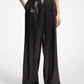 Sequined Crepe Sablé Wide-Leg Trousers