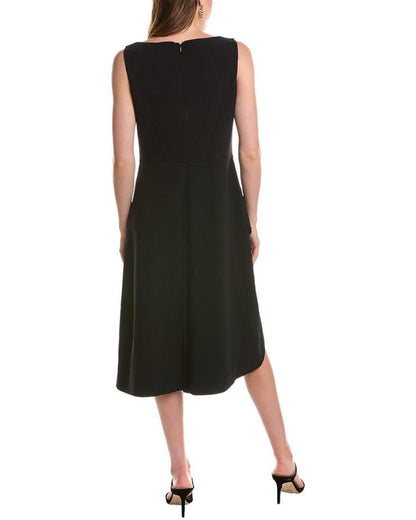 Michael Kors Collection Boucle Boat Neck Wool-Blend Sheath Dress