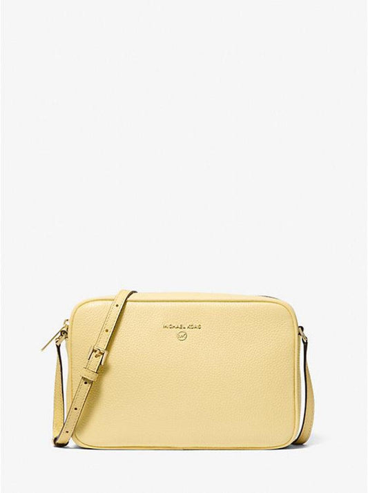 Jet Set Large Pebbled Leather Crossbody Bag