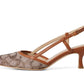 Rosie Crystal Signature Jacquard Slingback