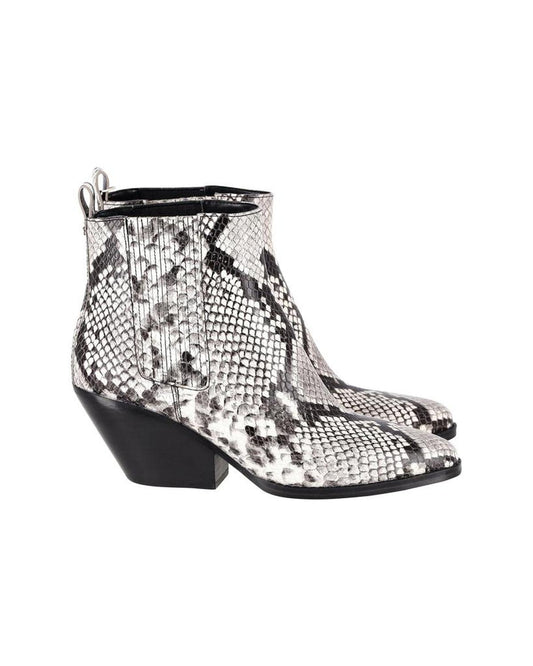 Michael Michael Kors Sinclair Ankle Boots in Animal Print Leather