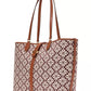 Spade Flower Jacquard Open Tote Bag