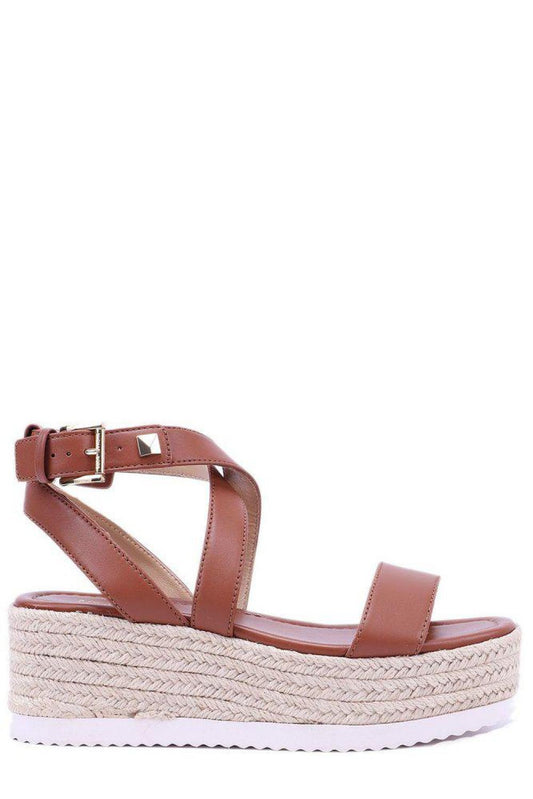 Michael Michael Kors Lowry Strappy Wedge Sandals