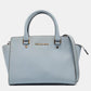 Michael Kors Light Blue Leather Medium Selma Tote