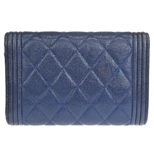 Chanel Boy  Leather Wallet  (Pre-Owned)