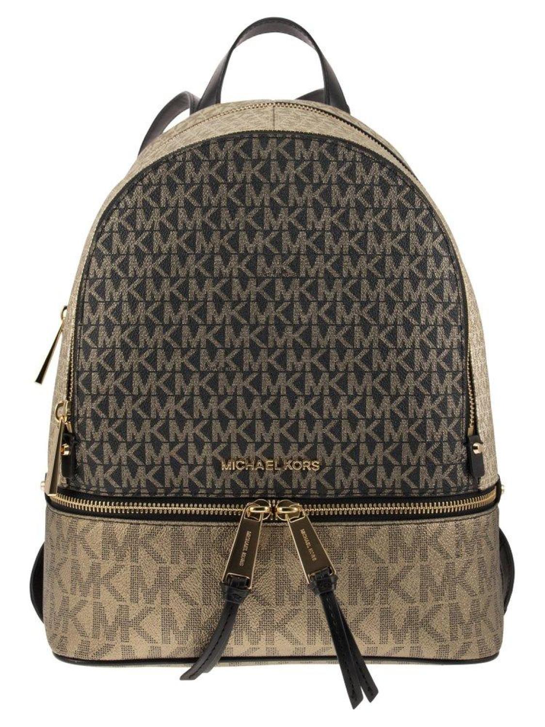 Michael Michael Kors Monogram-Printed Zipped Backpack