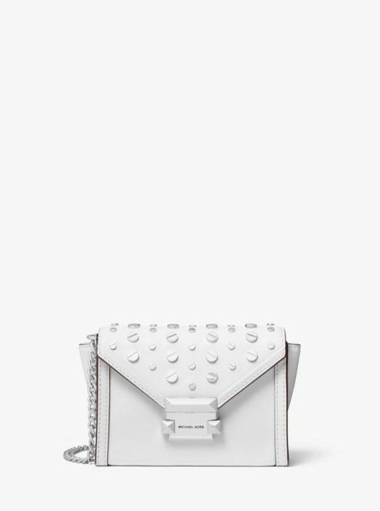 Whitney Mini Studded Leather Convertible Crossbody Bag