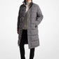 Prince Of Wales Quilted Puffer Coat