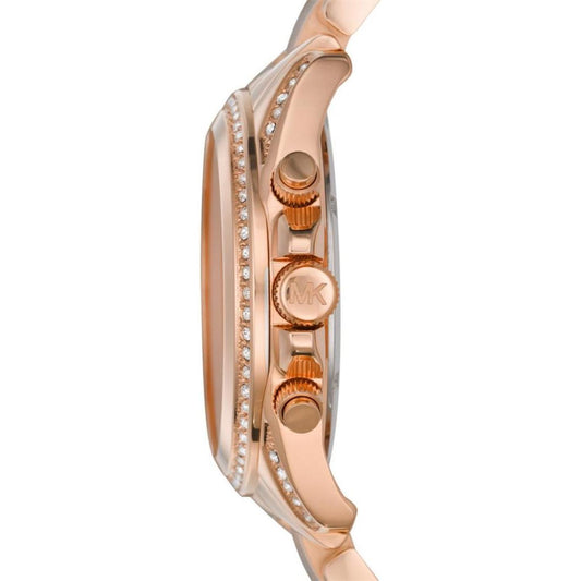 Michael Kors Blair MK5263 Women's Rose Gold PVD Chronograph 39mm Watch