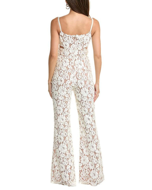 Michael Kors Collection Sequin Lace Silk-Lined Jumpsuit