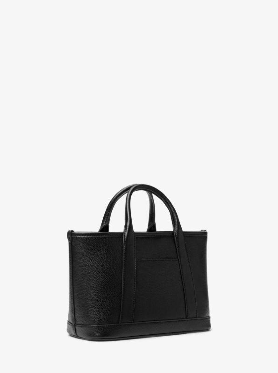 Luisa Small Pebbled Leather Satchel