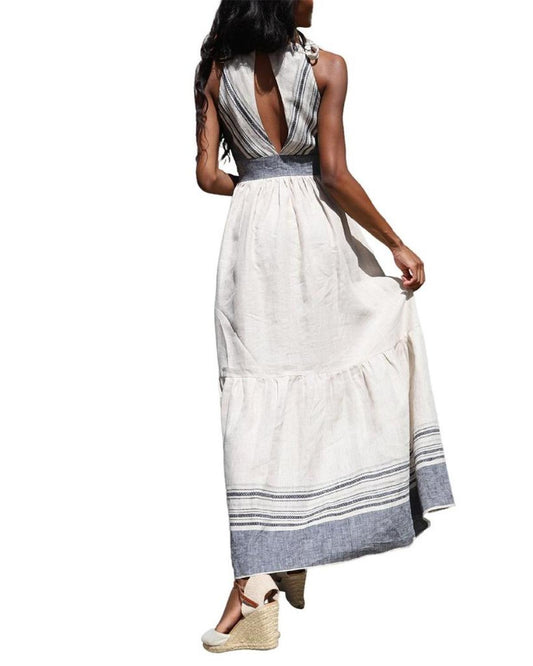 Eva Franco Lamar Linen Maxi Dress