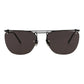 Aviator-Frame Metal Sunglasses