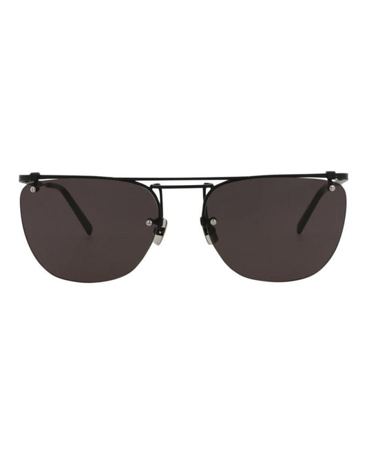 Aviator-Frame Metal Sunglasses