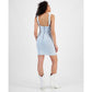 Women's Aida Sleeveless V-Neck Seamed Denim Dress