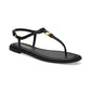 Women's Jessica Sculpted "C" Ankle-Strap Thong Flat Sandals