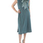 Womens Velvet Calf Midi Dress