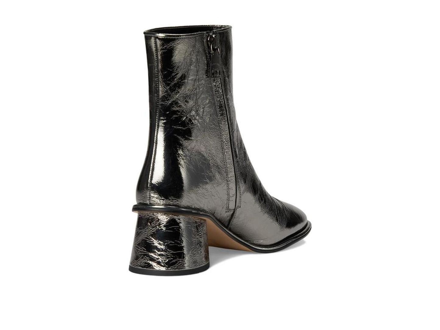 Gigi Crinkle Metallic Bootie