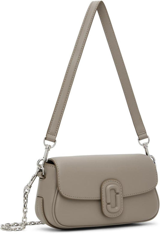 Gray 'The Clover' Shoulder Bag