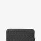 Rivington Signature Logo Striped Zip-Around Wallet