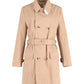 Marc Jacobs Double-Breasted Trench Coat in Beige Cotton