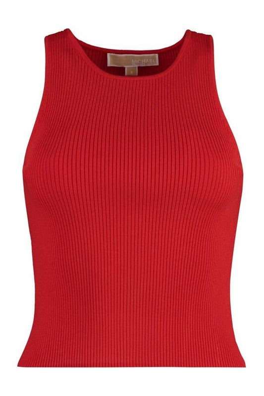 Michael Michael Kors Crewneck Ribbed Knit Tank Top