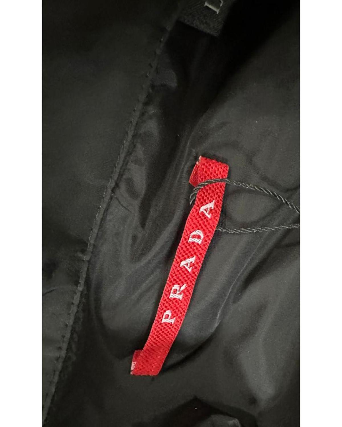 Linea Rossa Black Nylon Zip Up Jacket