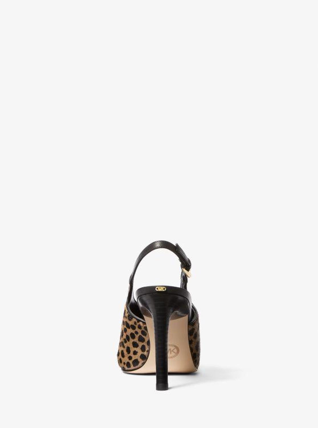 Kasia Cheetah Print Calf Hair Slingback Pump