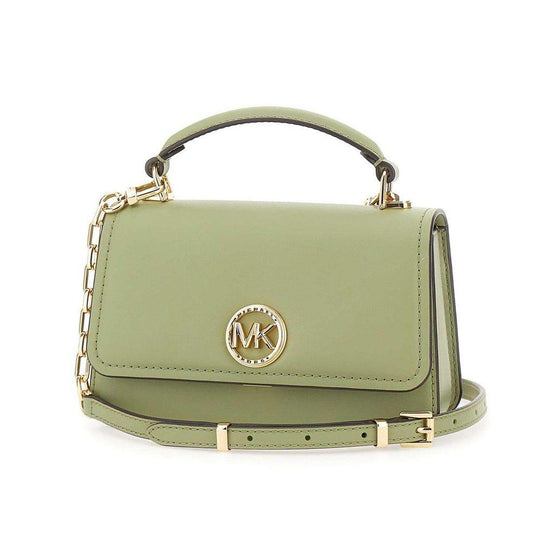 Michael Michael Kors Delancey Logo Plaque Shoulder Bag