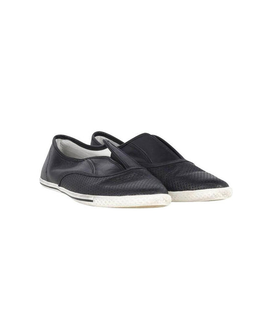 Marc by Marc Jacobs Slip On Sneakers in Black Leather