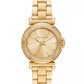 Women's Maren Three-Hand Gold-Tone Stainless Steel Watch 33mm