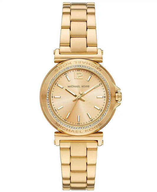 Women's Maren Three-Hand Gold-Tone Stainless Steel Watch 33mm