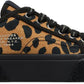 Tan & Black 'The Printed Canvas' Sneakers