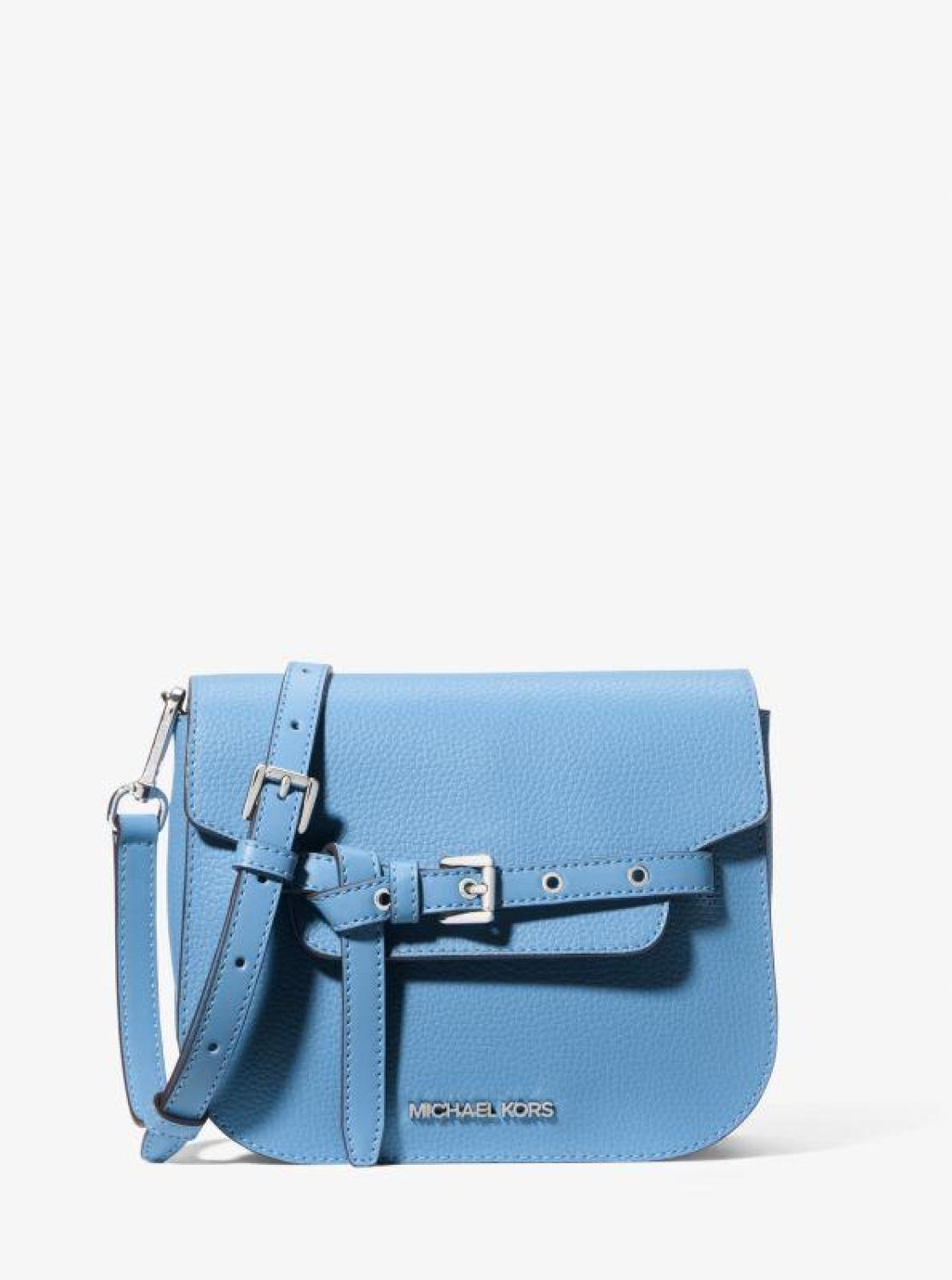 Emilia Small Pebbled Leather Crossbody Bag