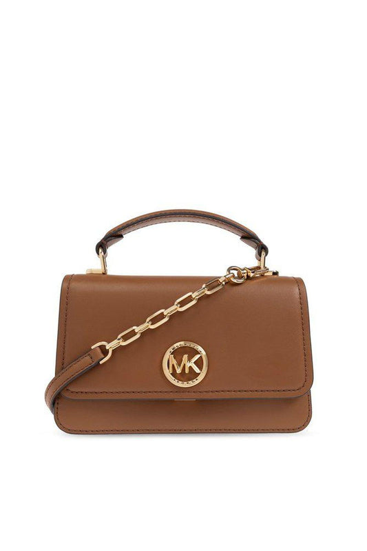 Michael Michael Kors Delancey Logo Plaque Shoulder Bag