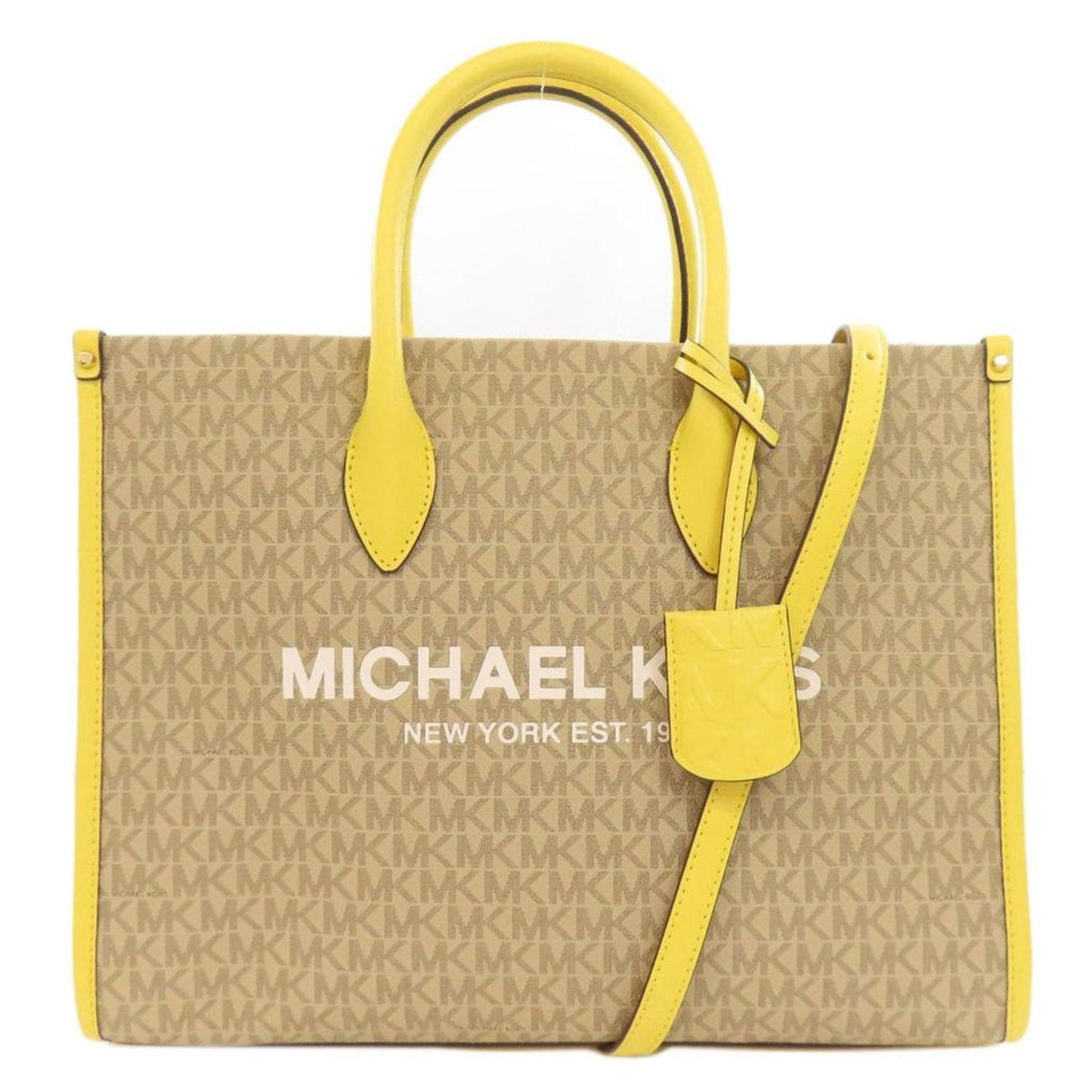 yellow Pvc Tote Bag (Pre-Owned)