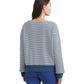 Logo Striped French Terry Top