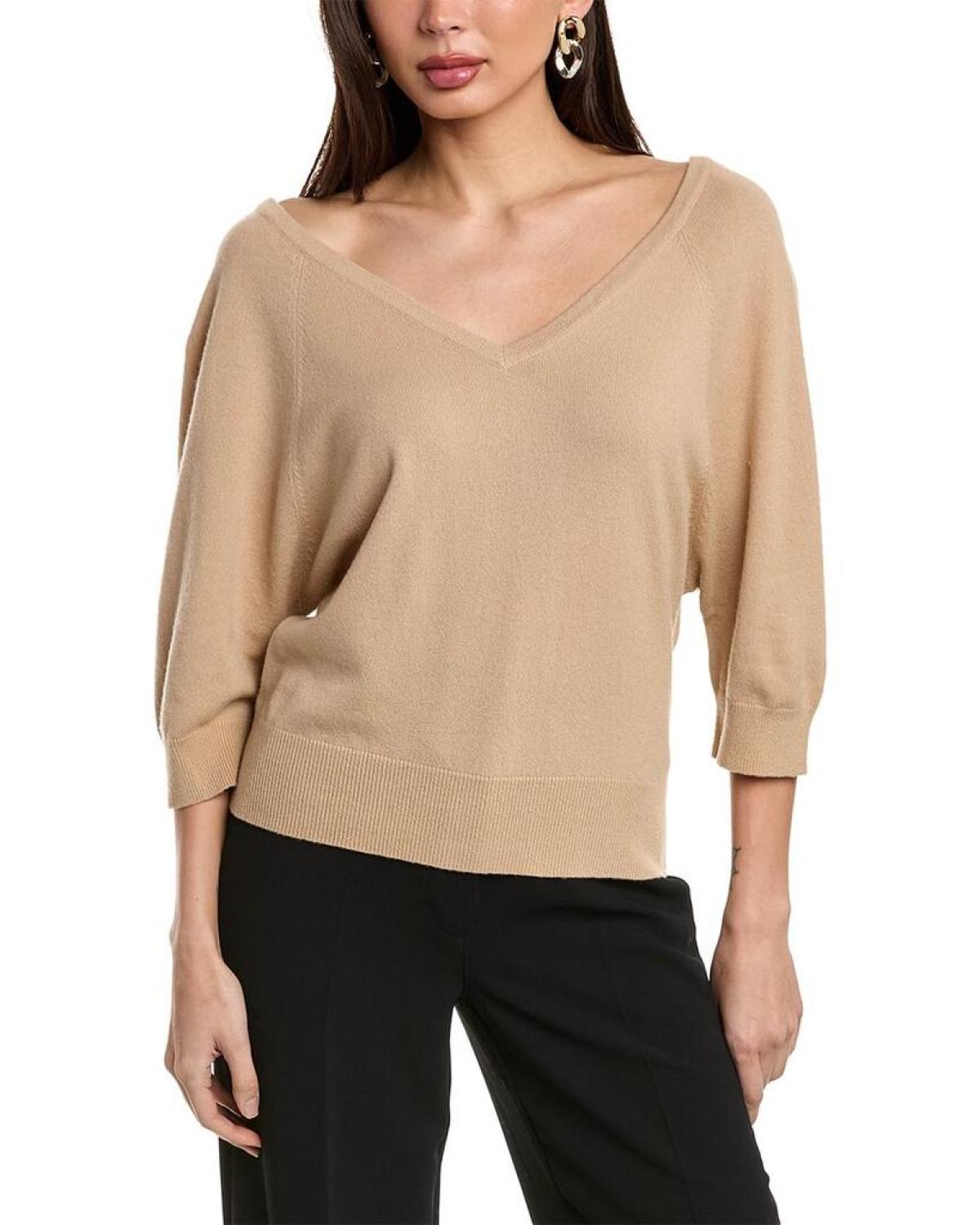 Michael Kors V-Neck Starlet Cashmere Sweater