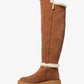 Asher Suede and Faux Shearling Boot