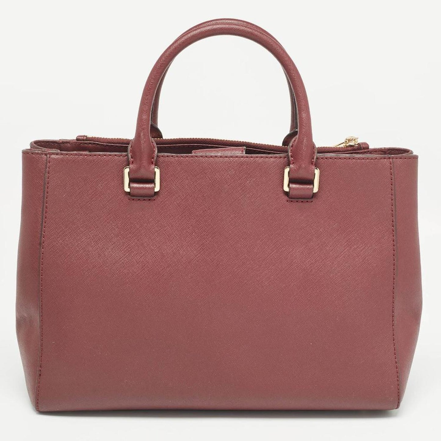 Michael Kors Burgundy Leather Kellen Tote