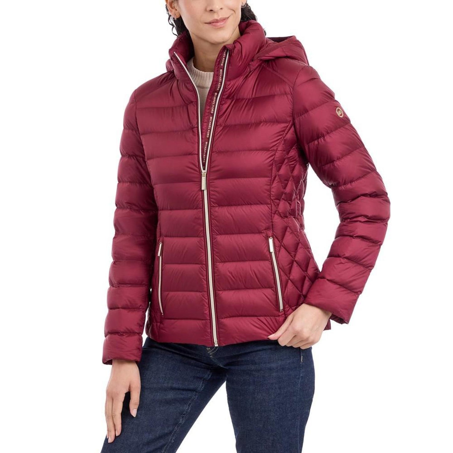 Women's Hooded Packable Down Puffer Coat, Created for Macy's