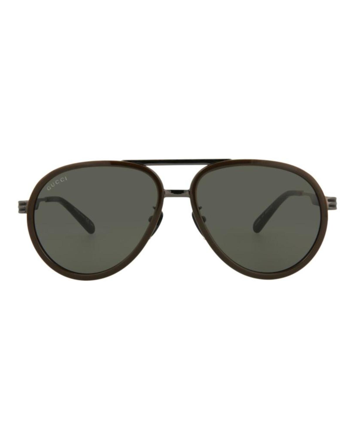 Aviator-Style Metal Sunglasses